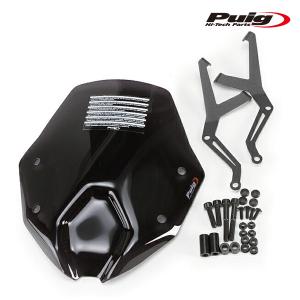 BMW R1250R スポーツ スクリーン ダークスモーク Puig : モトパーツ