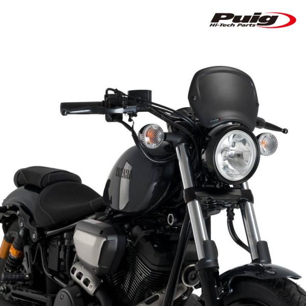 Puig 3812J FRONT PANEL [MATT BLACK] YAMAHA XV950 (...