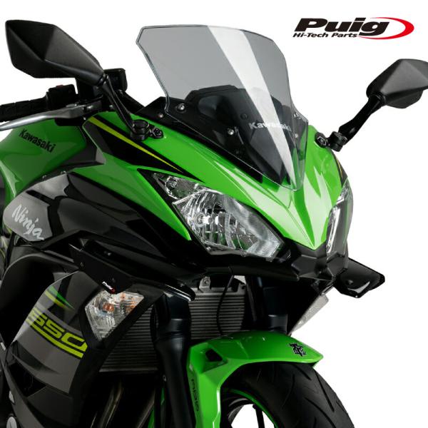 Puig 3835N SIDE SPOILER WINGLET [BLACK] Kawasaki N...