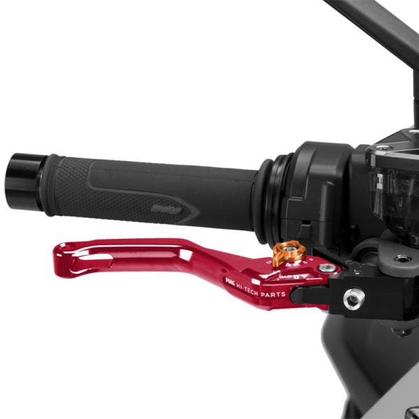 Puig 4130RT BRAKE LEVER 4.0.SHORT [RED/ORANGE] （ショ...