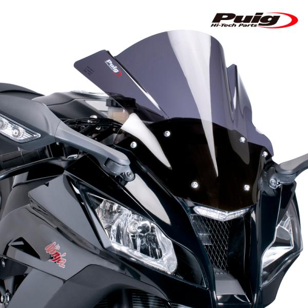 Puig 5603F RACING-SCREEN  [DARK SMOKE]  Kawasaki Z...