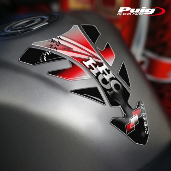 Puig 5634R TANK PADS FUTURE [汎用] HONDA [ RED ] プーチ...