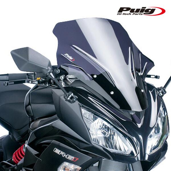 Puig 5998F RACING-SCREEN [DARK.SMOKE] Kawasaki Nin...
