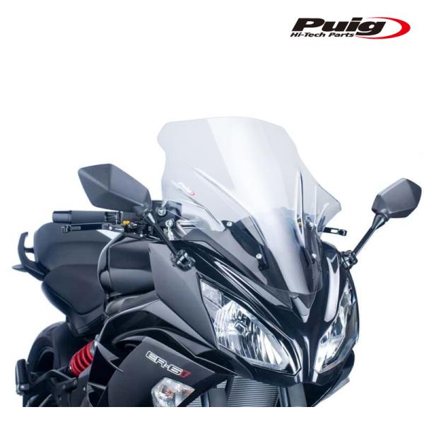 Puig 5998W RACING-SCREEN【CLEAR】Kawasaki Ninja400 (...