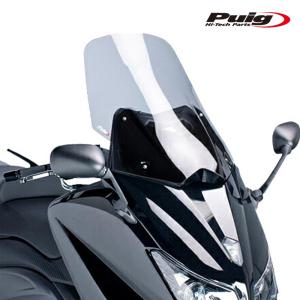 VMAX1700用プーチフロントスクリーン Puig（プーチ） Puig 22407H WINDSHIELD V-TECH LINE TOURING [SMOKE