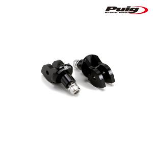 Puig 6342N ADAPTOR PASSENGER FOOTPEG MONSTER 1100/EVO/S ステップバー アダプター 両用｜rambutan