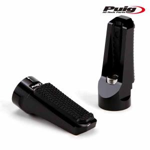 Puig 7318N SPORT FOOTPEGS [BLACK] プーチ ステップバー ラバータイプ｜rambutan