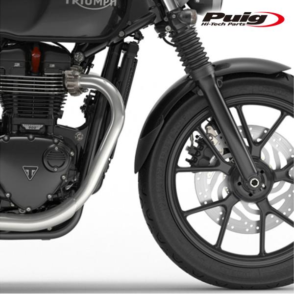 Puig 9224N FRONT FENDER EXTENSION [BLACK] TRIUMPH ...