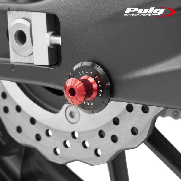 Puig 9258R SPOOL SLIDER PRO M6 [RED] 汎用 プーチ スタンドフッ...