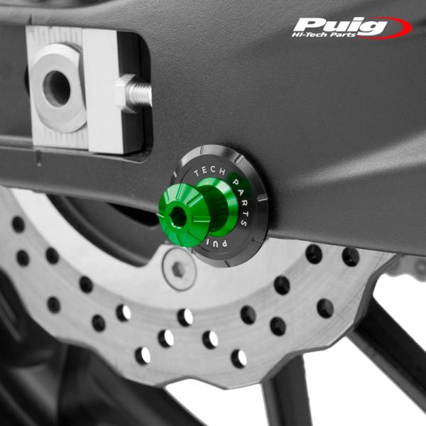 Puig 9258V SPOOL SLIDER PRO M6 [GREEN] 汎用 プーチ スタンド...