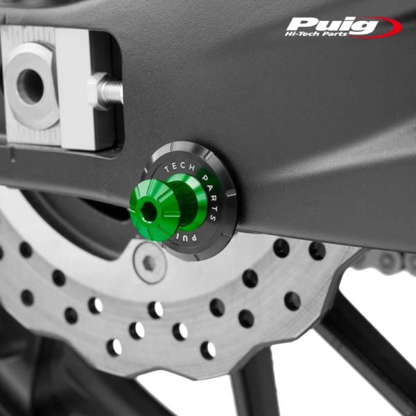 Puig 9259V SPOOL SLIDER PRO M8 [GREEN] 汎用 プーチ スタンド...