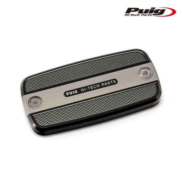Puig 9262P BRAKE-CLUTCH FLUID TANK CAP [SILVER] HO...