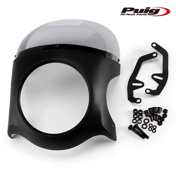 Puig 9554H RETRO SEMI FAIRING [SMOKE] 汎用 BONNEVILL...