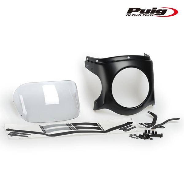 Puig 9554W RETRO SEMI FAIRING [CLEAR] 汎用 BONNEVILL...