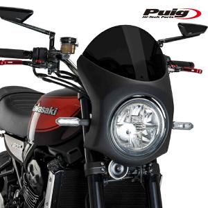 Puig（プーチ） Puig 9187N RETRO SEMI FAIRING [CARBON LOOK/BLACK
