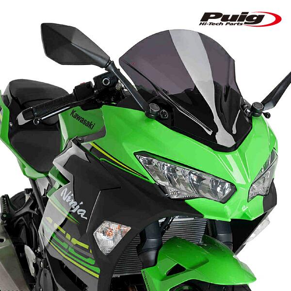 Puig 9976F RACING-SCREEN [DARK SMOKE] Kawasaki Nin...