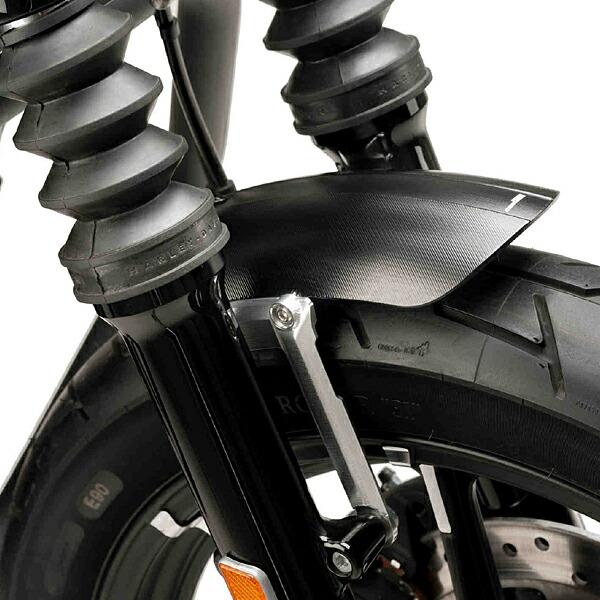 Puig 9992N FRONT BILLET FENDER [BLACK] HarleyDavid...