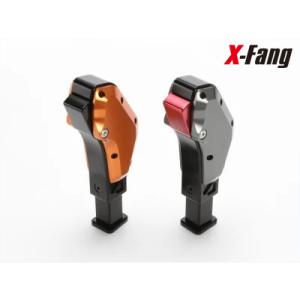 X-Fang BSG380LOR Billet Shifter LimitedColor GunGripType[Orange/Black] ビレットシフターリミテッド ガングリップ (オレンジ/ブラック) DELICA MINI｜rambutan