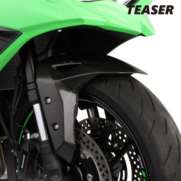 TEASER FFK10G FRONT FENDER[DRY CARBON HG] Kawasaki...