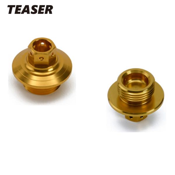 TEASER（ティ―ザ―）[S3U1G]オイルフィラーキャップ【S／P1.5／GD】《M20×P1....