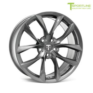 SS199595114SY T Sportline Tesla Model Y 19inch ティースポーツライン テスラ モデル Y TSS Flow Forged Tesla Wheel (Set of 4) 【Space Gray】｜rambutan