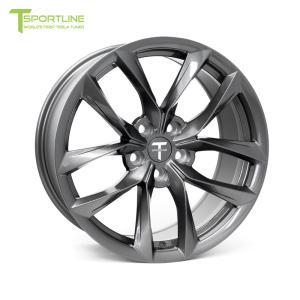 [20％OFF]ST188585114SY T Sportline Tesla Model 3/Model Y テスラ モデル３/モデル Y ホイール 18 TST Flow Forged Tesla Wheel(Set of 4)Space Gray｜rambutan