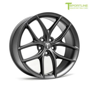 [20％OFF]T5201010114SG T Sportline Tesla Model Y 20inch ティースポーツライン テスラ モデル Y TS5 Flow Forged Tesla Wheel(Set of 4)Satin Gray