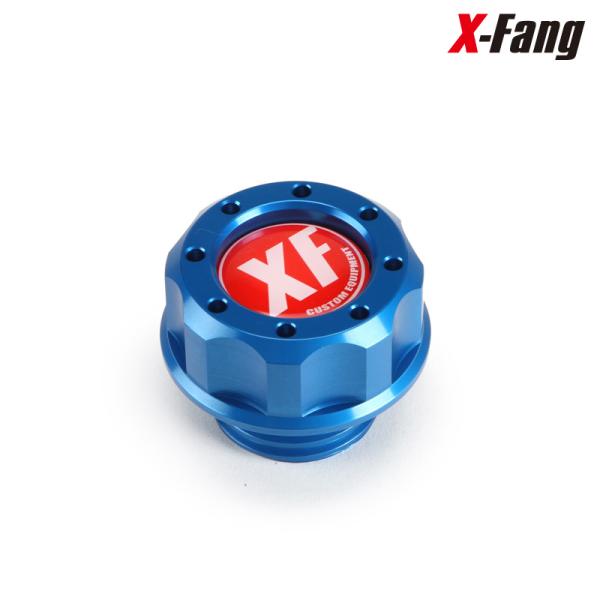 X-Fang tgs-ofc401bl Billet Oil Filler Cap BLUE  ビレ...