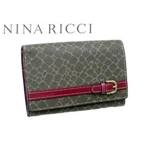 ニナリッチ 財布　　　NINA RICCI 折り財布 NINA RICCI（ニナ・リッチ） 財布 二つ折り ボックス型小銭入れ