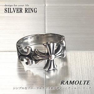 シルバーアクセサリー シルバーリング 指輪 メンズ リング クロス