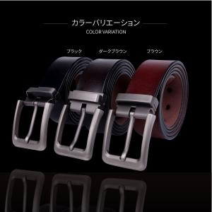 ベルト メンズ 本革 ビジネス 紳士ベルト レ...の詳細画像3