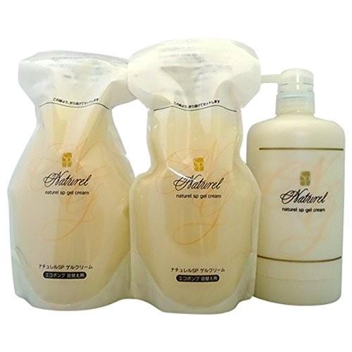 正規販売店 ポイント10倍 ナチュレルＳＰゲルクリーム エコ詰替え５５０ｇ２本 送料無料