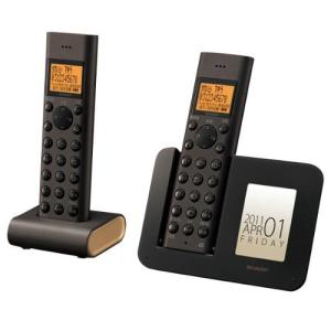 シャープ デジタルコードレス電話機 子機1台付き ブラウン系 JD-3C1CW-T｜randomstore