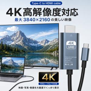 HDMI 変換ケーブル タイプC ミラーリング...の詳細画像2