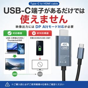 HDMI 変換ケーブル タイプC ミラーリング...の詳細画像4