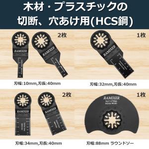マルチツール 替刃 スターロック 木材 金属用...の詳細画像3