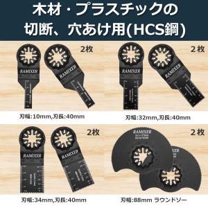 マルチツール 替刃 スターロック 木材 金属用...の詳細画像3