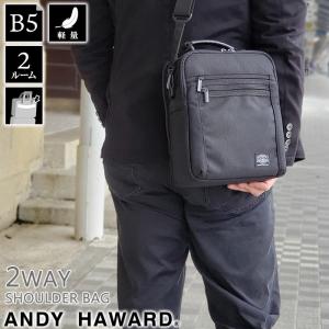 ANDY HAWARD KBN33628 ショルダーバッグ メンズ B5 2WAY 兼用 縦型｜rankup