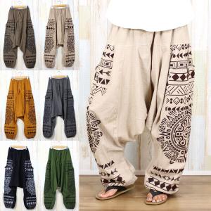 タイパンツ パッチワークタイパンツ 3トーン 3色タイパンツ
