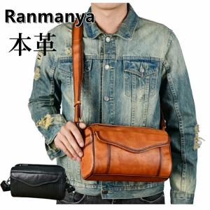 ショルダーバッグ お手入れクリームミンクオイル付き オイルレザー