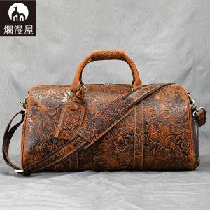 COACH（コーチ） ボストンバッグ レザー 502 ダークブラウン 旅行 大