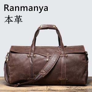 新品 レザー ボストンバッグ トラベルバッグ ショルダー バッグ 2WAY