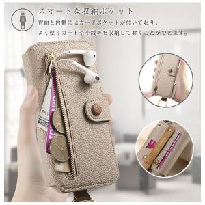 手帳型 スマホケース 落下防止 ハンド カラビ...の詳細画像5