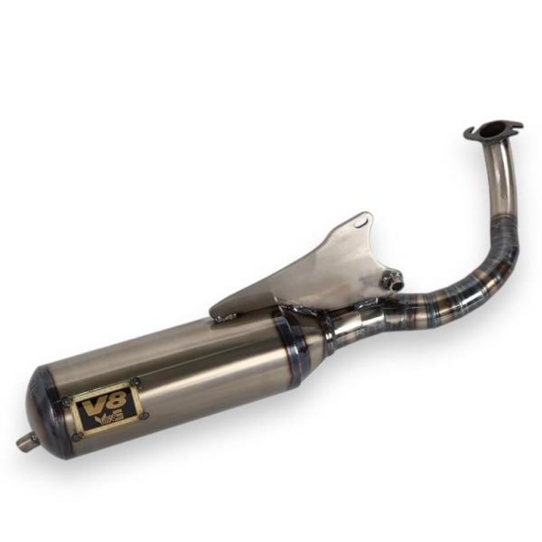 ヤマハ ジョグ用 V8 ハワイアンチャンバー マフラー, 3KJ 3YK 3XY 3VP アプリオ ...