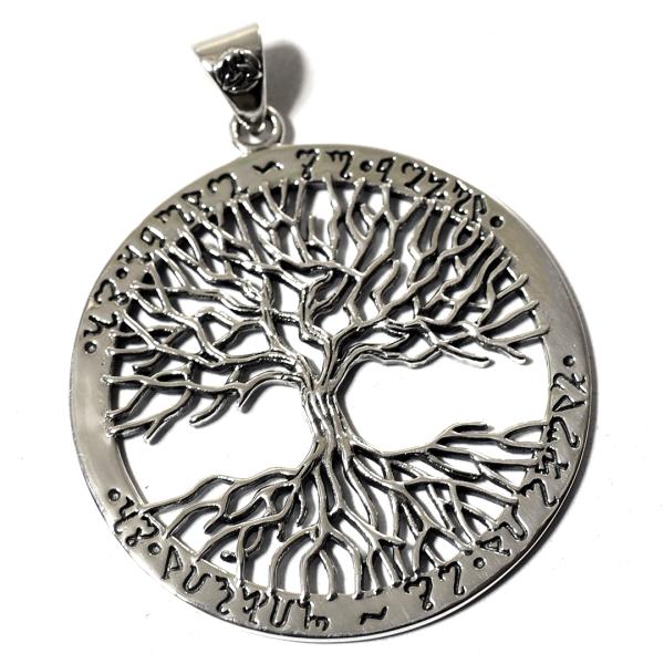 PETER STONE ツリーオブライフ（生命の樹） 高品質シルバー ペンダントトップ｜フラワーオブ...