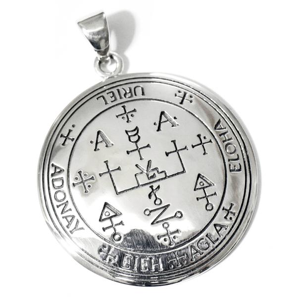 PETER STONE ソロモン王の鍵 大天使ウリエルの護符 シルバー ペンダントトップ｜アルマデル...