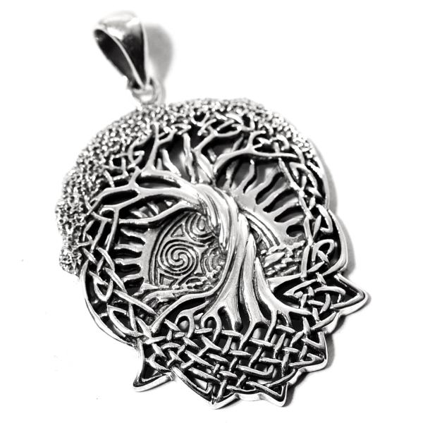 PETER STONE セルティックノット ツリーオブライフ（生命の樹） 高品質シルバー ペンダント...