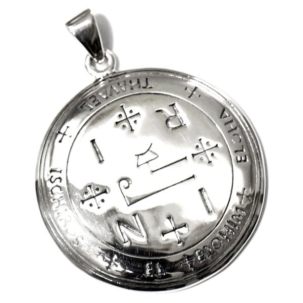 PETER STONE ソロモン王の鍵 偉大なる預言者サバエルの護符 シルバー ペンダントトップ｜ア...