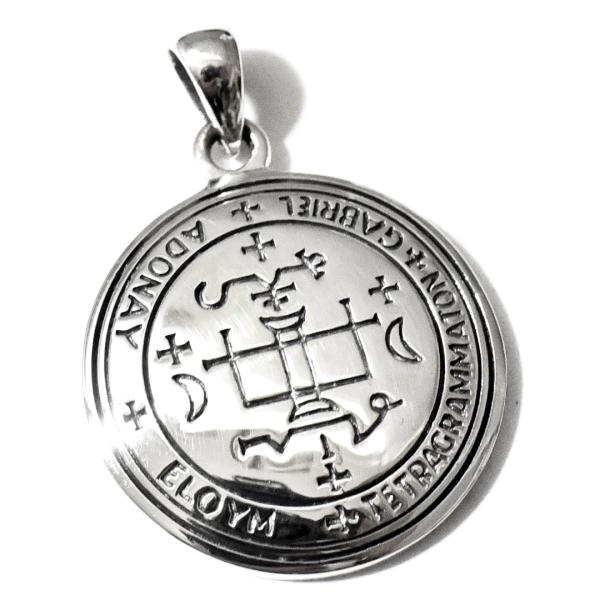 【PETER STONE】ソロモン王の鍵 大天使ガブリエルの護符 シルバー ペンダントトップ｜アルマ...