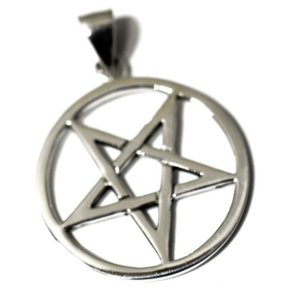 【PETER STONE】逆五芒星（ペンタグラム） 高品質シルバー ペンダントトップ